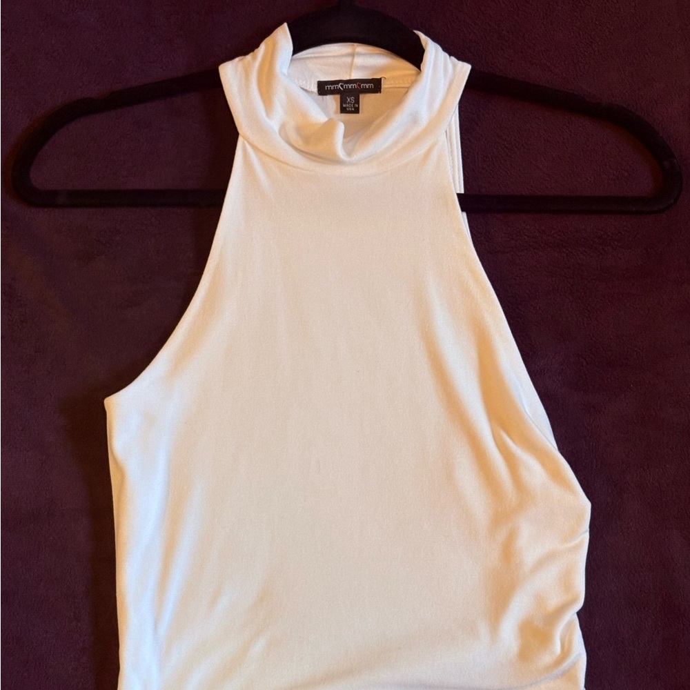 Elegant White Sleeveless Top